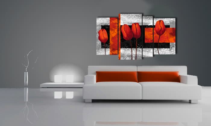 TULIPANI ROSSI E ARANCIO - immagine 2
