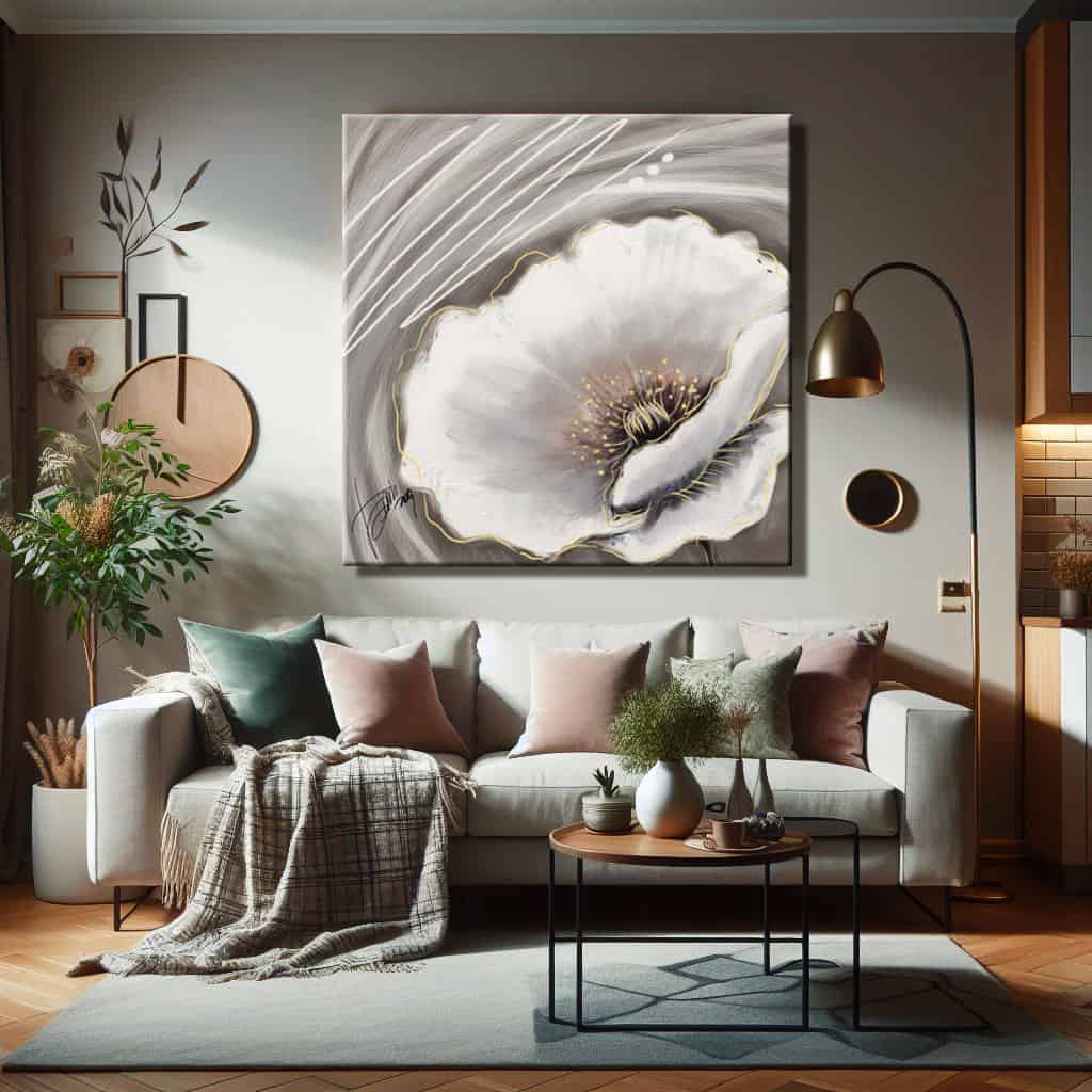 quadro elegante per parete tortora