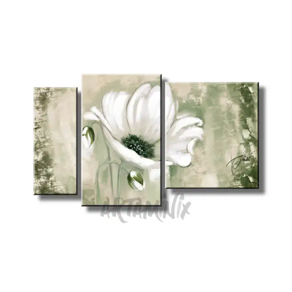quadro dipinto a mano elganza pura 160x80 verde