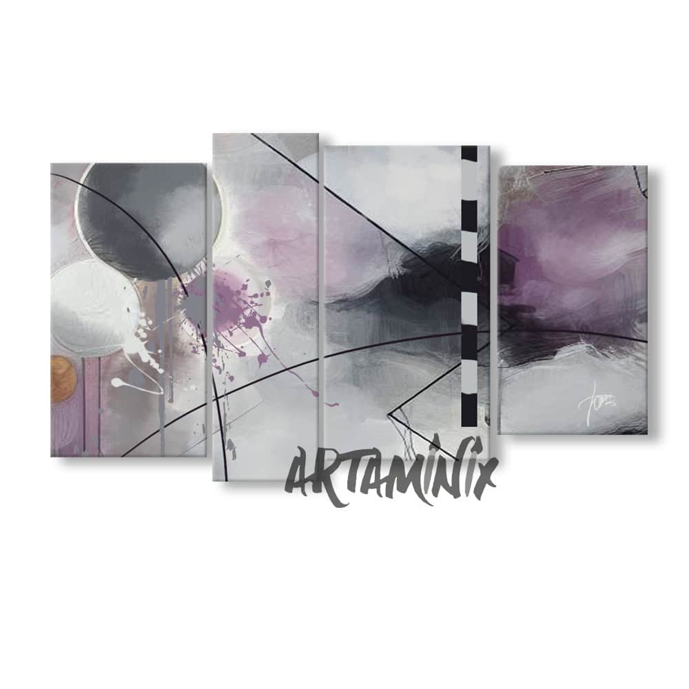 astratto schizzi grigio lilla