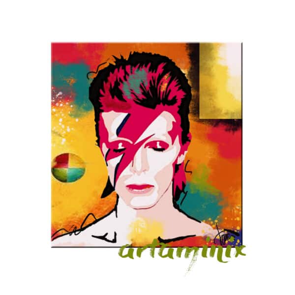 Ritratto Pop Art David Bowie