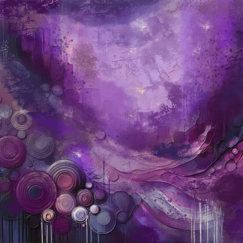 quadri moderni colore viola