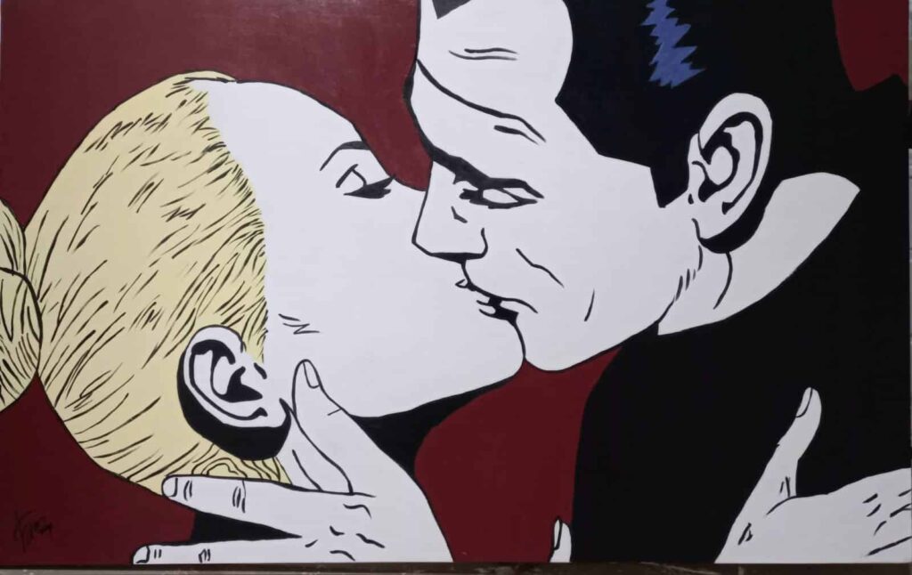 bacio eva e diabolik