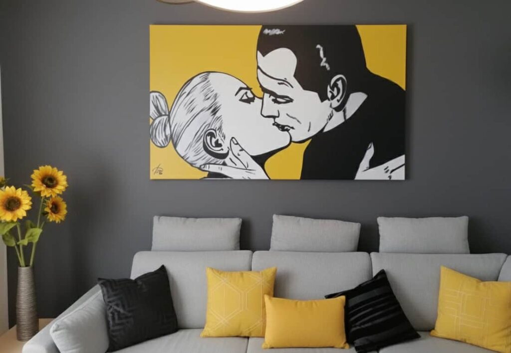 diabolik giallo appeso