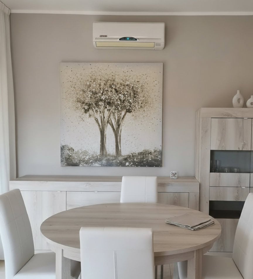 quadro alberi appeso