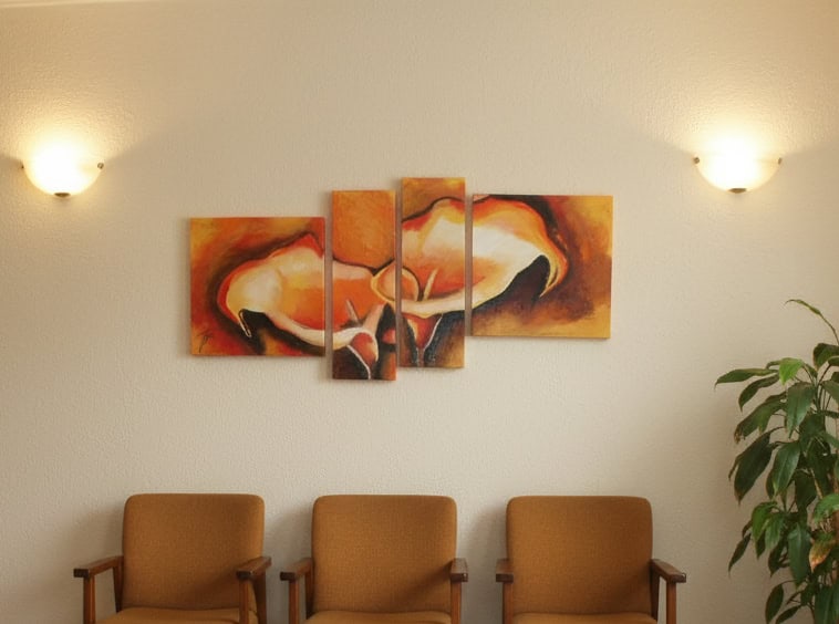 quadro calle sala d'attesa