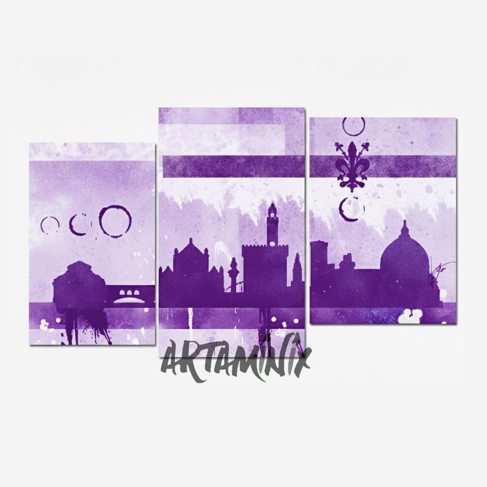 FIRENZE ASTRATTA VIOLA