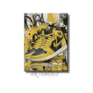 jordan1 gialle e nere