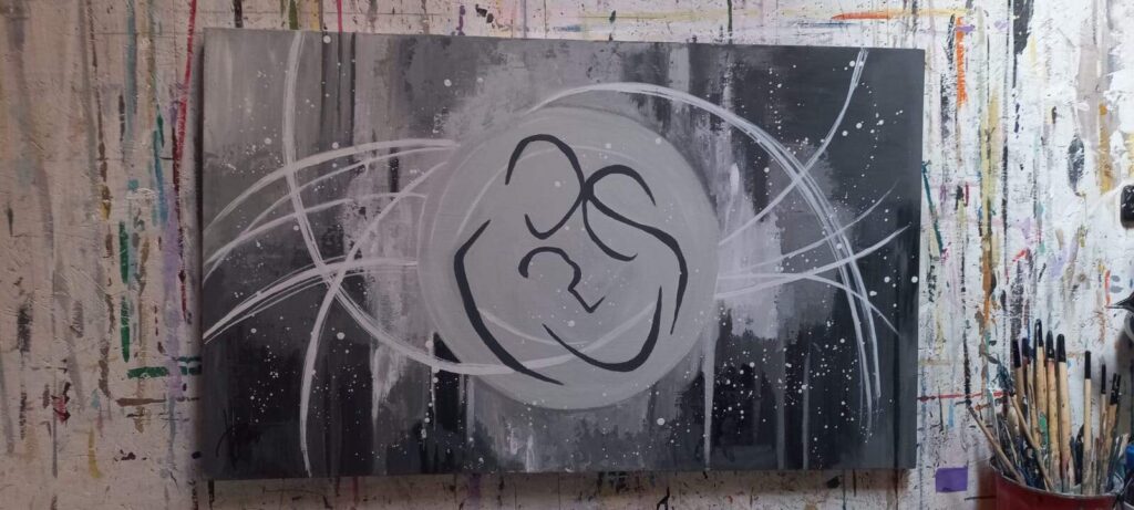 riflessi d'amore 100x60acm