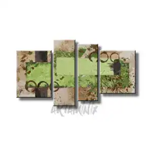 green energy astratto verde mela e beige